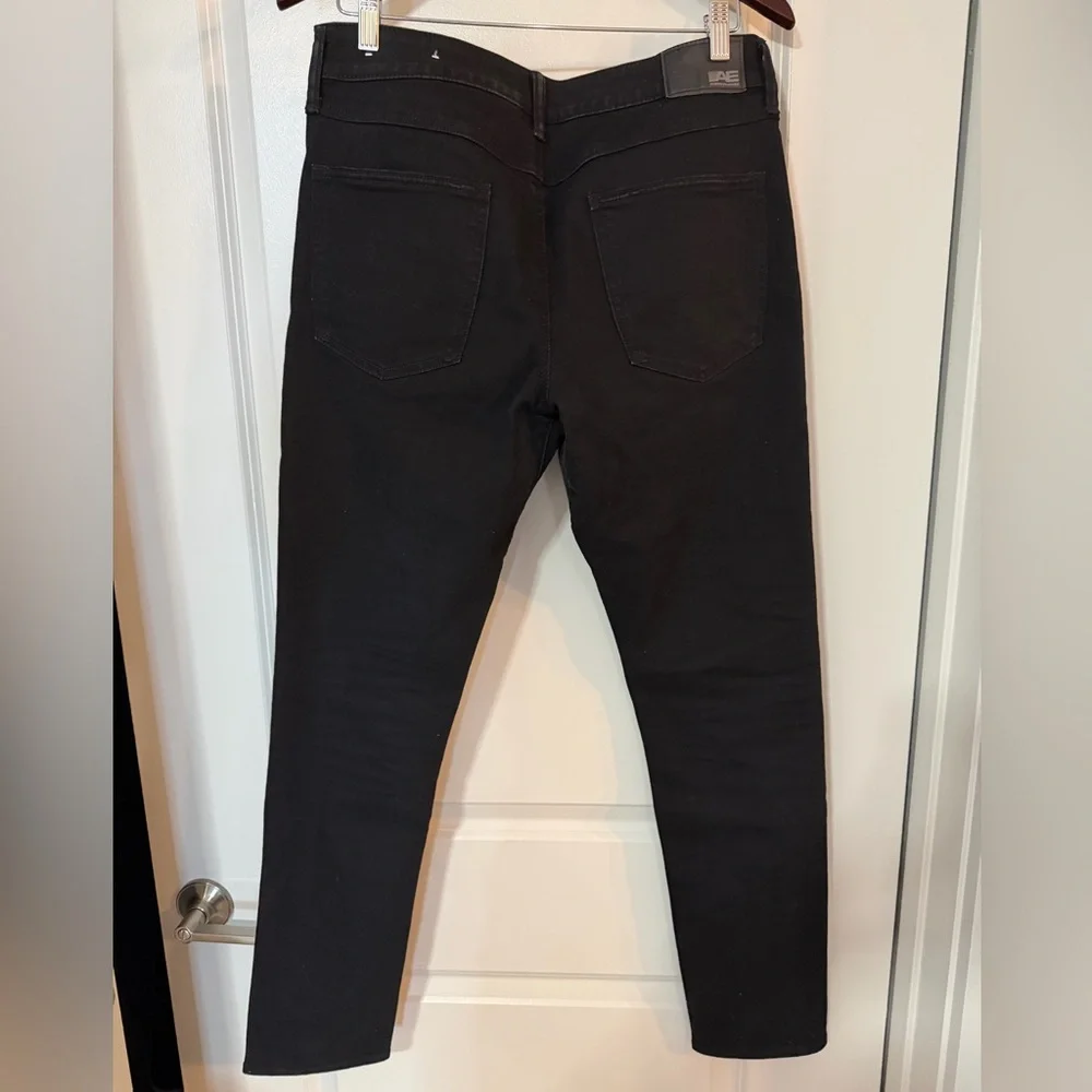 American Eagle men’s Athletic Skinny Black Jeans size 32x32 - Picture 9 of 9